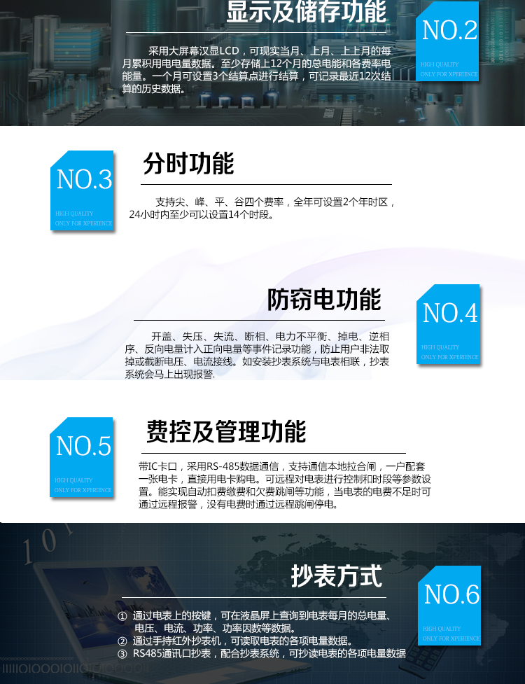 華立DDZY285C單相電能表適用場所
　　主要適用于執(zhí)行分時或階梯計(jì)費(fèi)，需要通過485進(jìn)行遠(yuǎn)程抄表、遠(yuǎn)程費(fèi)控的居民用戶，或通過CPU卡介質(zhì)實(shí)現(xiàn)本地費(fèi)控的居民用戶。